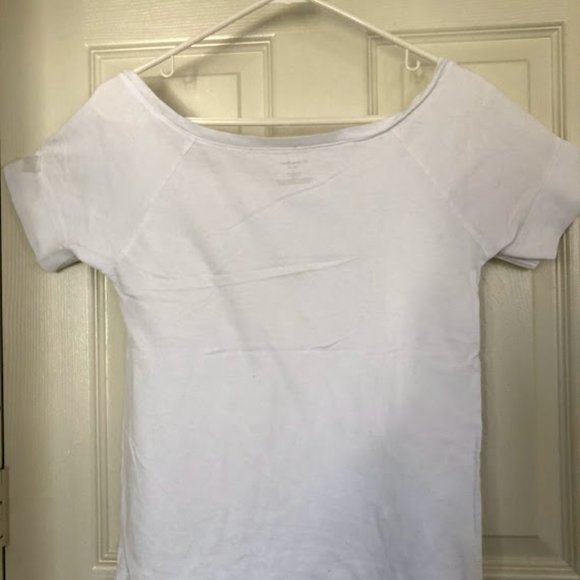 Women OLD NAVY plain white cap sleeves t-shirt - Picture 2 of 4